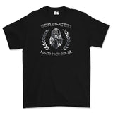 Strength and Honour Laurel Reaf Printed T-Shirt - Black