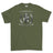 Strength and Honour Laurel Reaf Printed T-Shirt - Military Green
