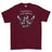 Strength and Honour Odin Printed T-Shirt - Maroon
