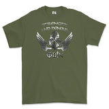 Strength and Honour Odin Printed T-Shirt - Military Green