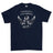 Strength and Honour Odin Printed T-Shirt - Navy Blue