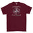 Strength and Honour Valknut Printed T-Shirt - Maroon