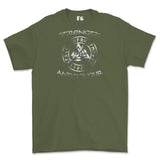 Strength and Honour Valknut Printed T-Shirt - Military Green