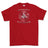 Strength and Honour Valknut Printed T-Shirt - Red
