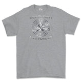 Strength and Honour Valknut Printed T-Shirt - Sports Grey