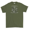 Strength and Honour Viking Compass Printed T-Shirt - Military Green