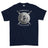 Strength and Honour Viking Shield And Swords Printed T-Shirt - Navy Blue