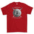Strength and Honour Viking Shield And Swords Printed T-Shirt - Red