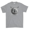 Strength and Honour Viking Shield And Swords Printed T-Shirt - Sports Grey