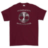 Strength and Honour Viking Tree Of Life Printed T-Shirt - Maroon