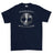 Strength and Honour Viking Tree Of Life Printed T-Shirt - Navy Blue