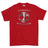 Strength and Honour Viking Tree Of Life Printed T-Shirt - Red