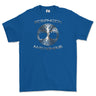 Strength and Honour Viking Tree Of Life Printed T-Shirt - Royal Blue