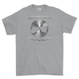 Strength and Honour Viking Tree Of Life Printed T-Shirt - Sports Grey