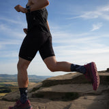 Stride North East Trail Running Socks in Black for outdoors