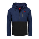 Sugar Loaf Dawnbreaker Polar Fleece Hoodie in Navy Blue from the front on white background