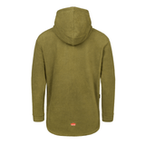 Sugar Loaf Shepherd Polar Fleece Hoodie in Khaki from the back