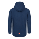 Sugar Loaf Shepherd Polar Fleece Hoodie in Navy Blue from the back on white background