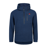 Sugar Loaf Shepherd Polar Fleece Hoodie in Navy Blue from the front on white background