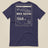 Summit Series Ben Nevis T-Shirt in Heather Midnight Navy, laid flat, back view