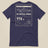 Summit Series Scafell Pike T-Shirt in Heather Midnight Navy, laid flat, back view
