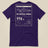 Summit Series Scafell Pike T-Shirt in Team Purple, laid flat, back view