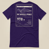 Summit Series Scafell Pike T-Shirt in Team Purple, laid flat, back view