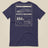 Summit Series Slieve Donard T-Shirt in Heather Midnight Navy, laid flat, back view