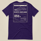 Summit Series Slieve Donard T-Shirt in Team Purple, laid flat, back view