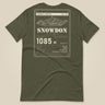 Summit Series Snowdon T-Shirt in Military Green, laid flat, back view