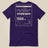 Summit Series Snowdon T-Shirt in Team Purple, laid flat, back view