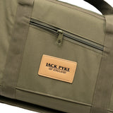 Jack Pyke Super Scope Gun Slip in olive green close up of logo