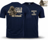 Cold War Veteran - Survive to Fight Double Print T-Shirt - Navy Blue