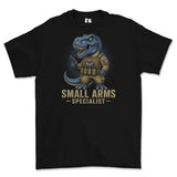 Small Arms Specialist T-Rex Printed T-Shirt - Black