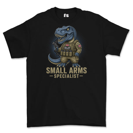 Small Arms Specialist T-Rex Printed T-Shirt - Black