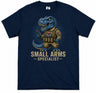 Small Arms Specialist T-Rex Printed T-Shirt - Navy Blue