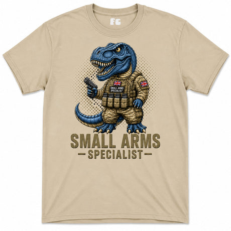 Small Arms Specialist T-Rex Printed T-Shirt - Sand