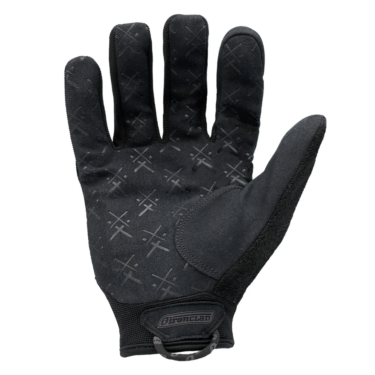Ironclad Tactical Pro Gloves palm in black on white background