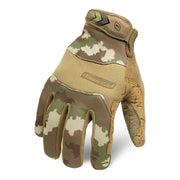 Ironclad Tactical Pro Gloves in Camo - back of hand hero shot on white background