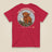 Clag Appreciation Society Double Sided T-Shirt in Cardinal, back view
