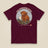 Clag Appreciation Society Double Sided T-Shirt in Maroon, back view
