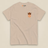 Clag Appreciation Society Double Sided T-Shirt in Sand, front view