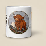 Clag Appreciation Society White Glossy Ceramic Mug in 11 oz, front view