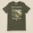 Don't Follow Me, I'm Lost Too Unisex T-Shirt in Military Green, front view