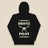 Drone Pilot Unisex Hoodie in Black, back view