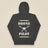 Drone Pilot Unisex Hoodie in Charcoal Heather, back view