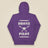 Drone Pilot Unisex Hoodie in Purple, back view