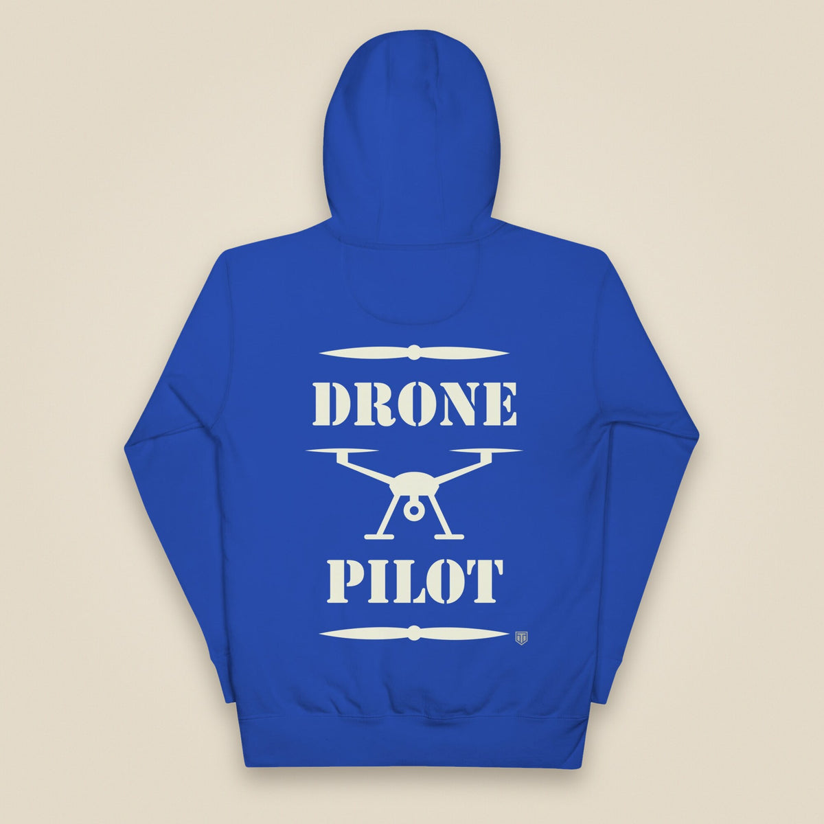 Drone Pilot Unisex Hoodie in Team Royal, back view