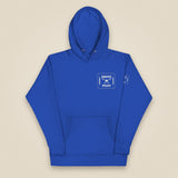 Drone Pilot Unisex Hoodie in Team Royal, front view