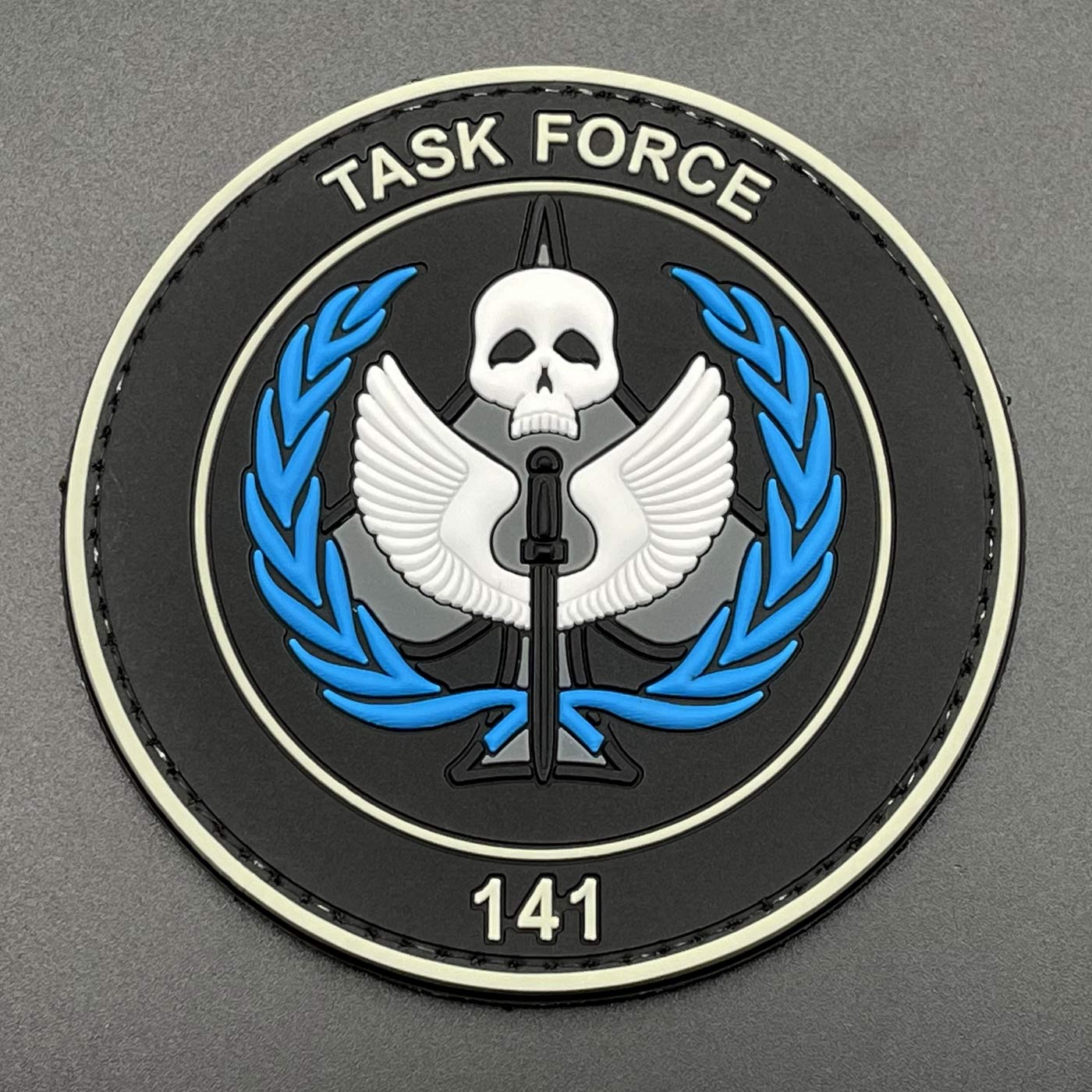 Task Force 141 Patch, PVC, Hook & Loop, 8cm – Task Outdoor
